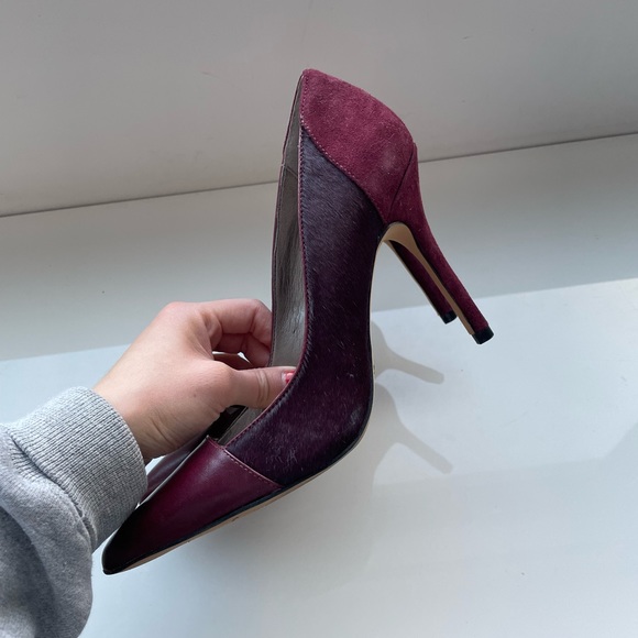 Sam Edelman burgundy pointy toe heels - Picture 7 of 7